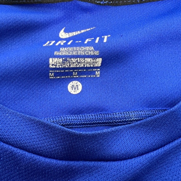 Nike Men's Royal Blue Dri-FIT Tee Medium - Picture 7 of 9